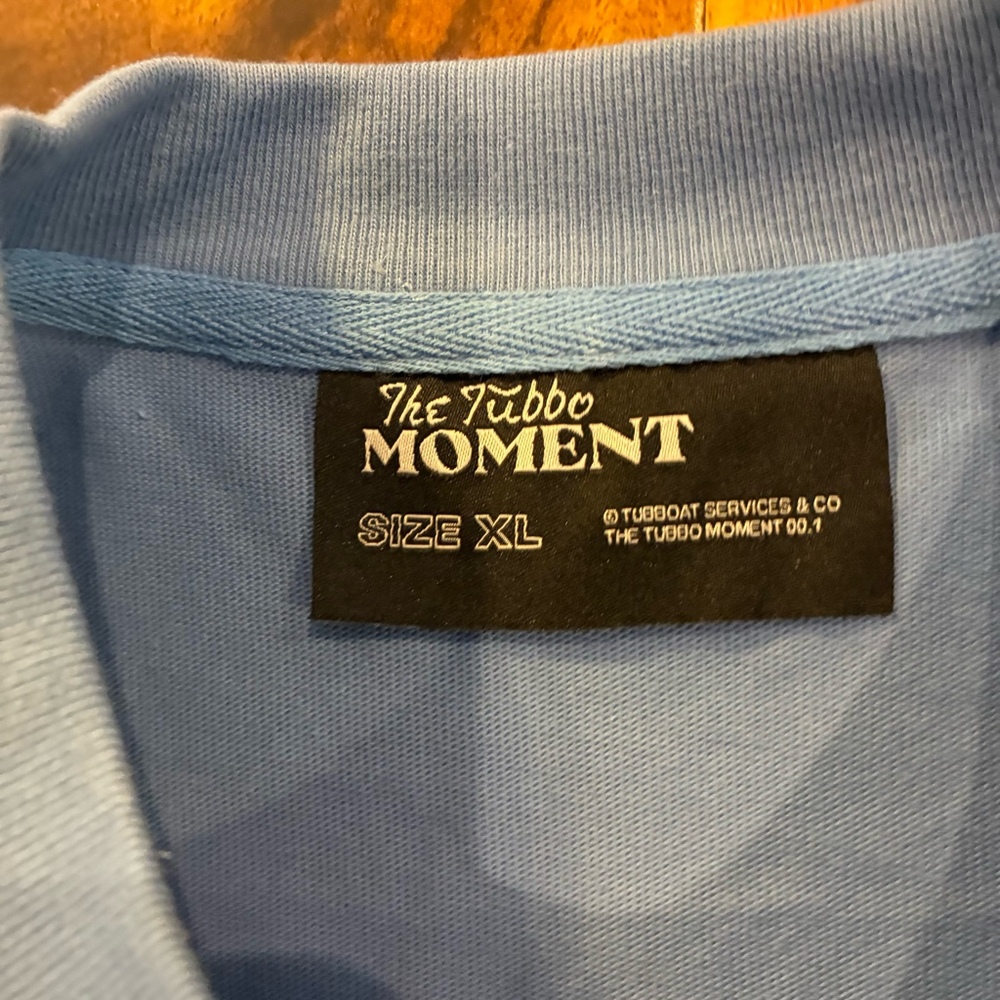 The Tubbo Moment Graphic Long Sleeve Tee Light Blue Men's Size XL - Picture 2 of 3